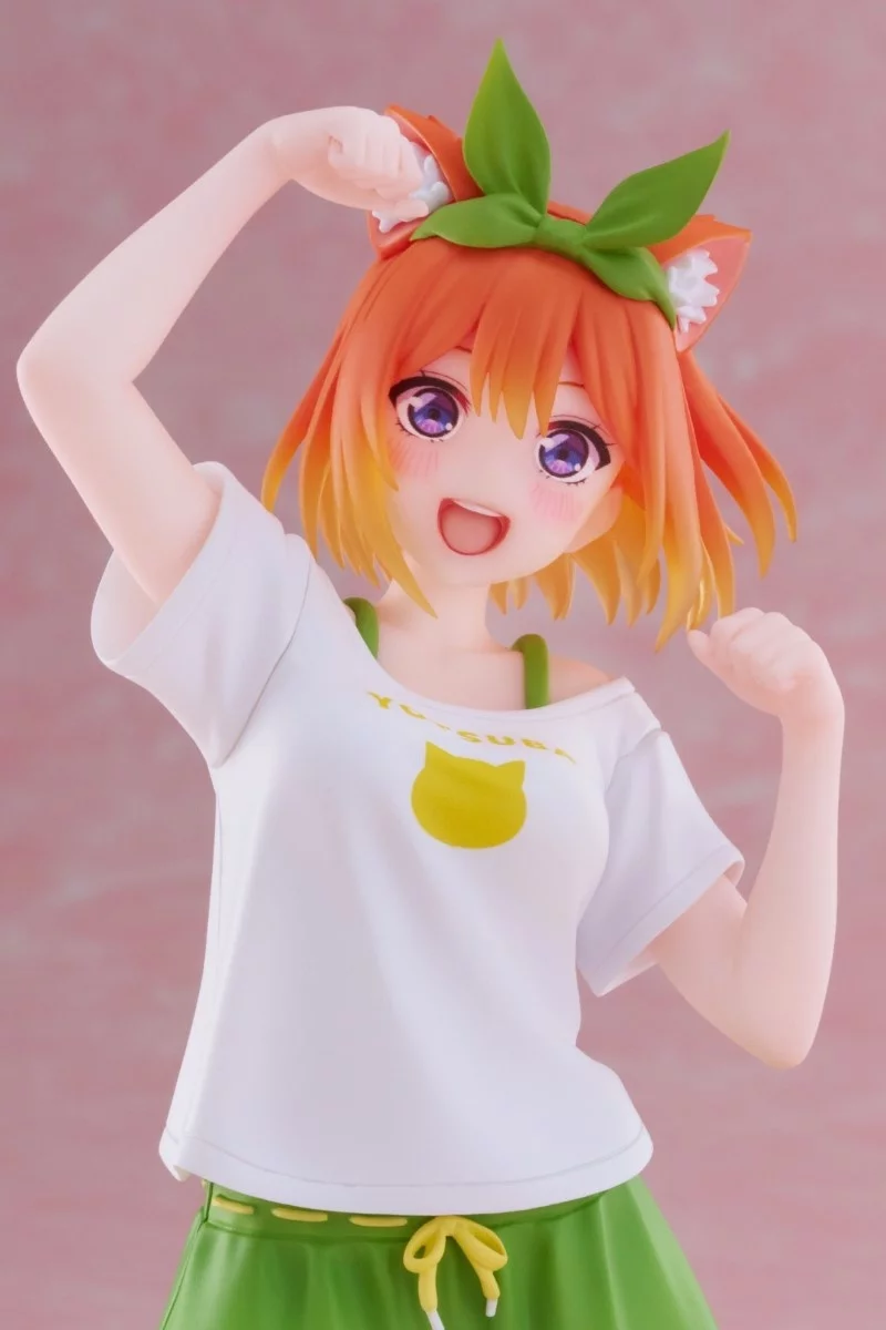 [Pre-order] The Quintessential Quintuplets - Yotsuba Nakano (Newley Written Cat Roomwear Ver.) Prize Figure Taito - Image 11