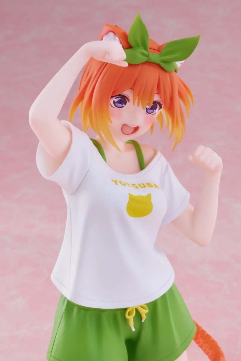 [Pre-order] The Quintessential Quintuplets - Yotsuba Nakano (Newley Written Cat Roomwear Ver.) Prize Figure Taito - Image 12
