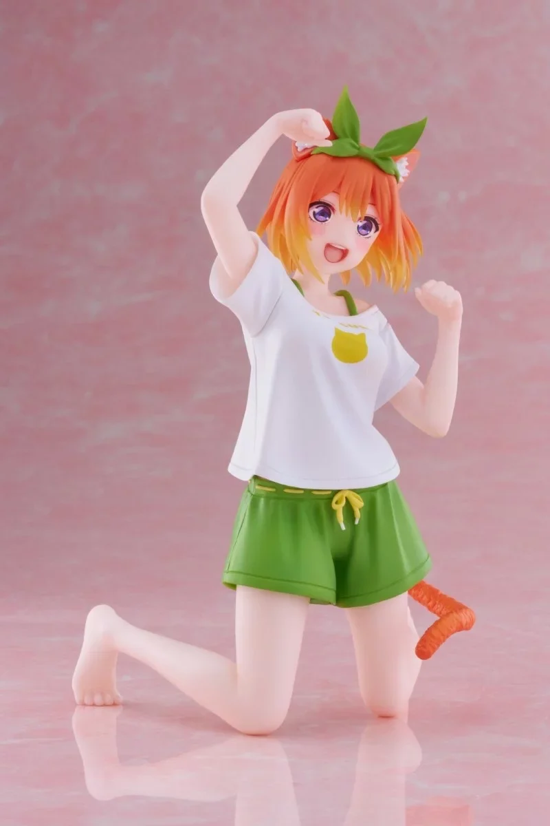 [Pre-order] The Quintessential Quintuplets - Yotsuba Nakano (Newley Written Cat Roomwear Ver.) Prize Figure Taito - Image 6