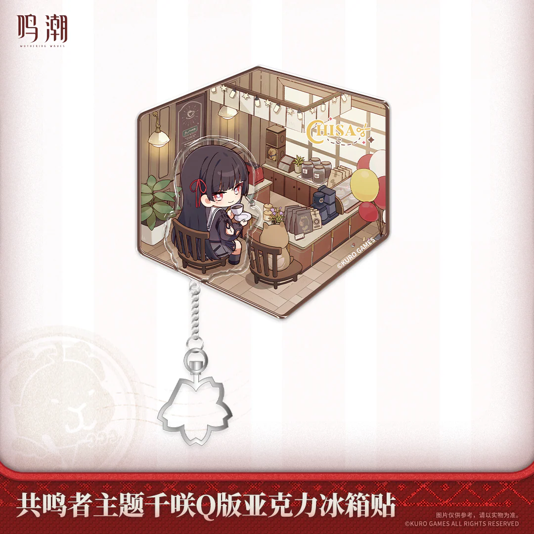 [Pre-order] Wuthering Waves - Chisa Resonator Themed Chibi Acrylic Fridge Magnet KURO GAMES - Image 4