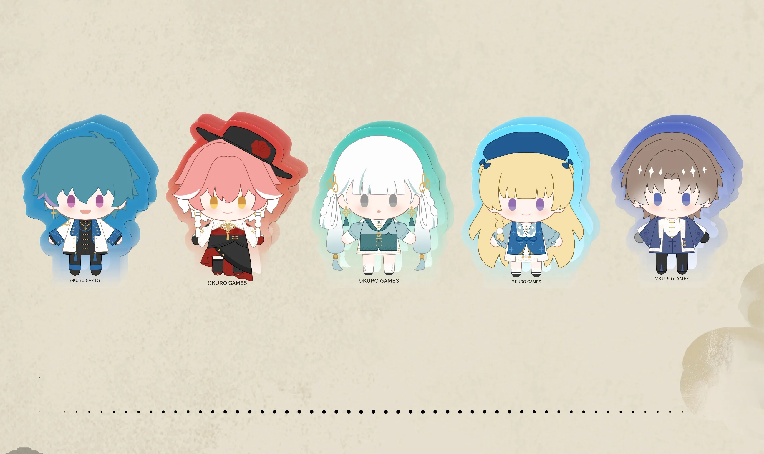 Wuthering Waves - Phantom Dreamscape Series Chibi Acrylic Stand KURO GAMES - Image 3