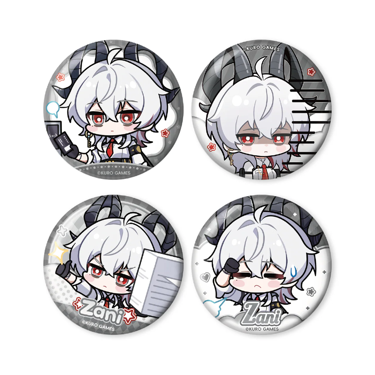 [Pre-order] Wuthering Waves - Sticker Series Mini Badge Set KURO GAMES - Image 10