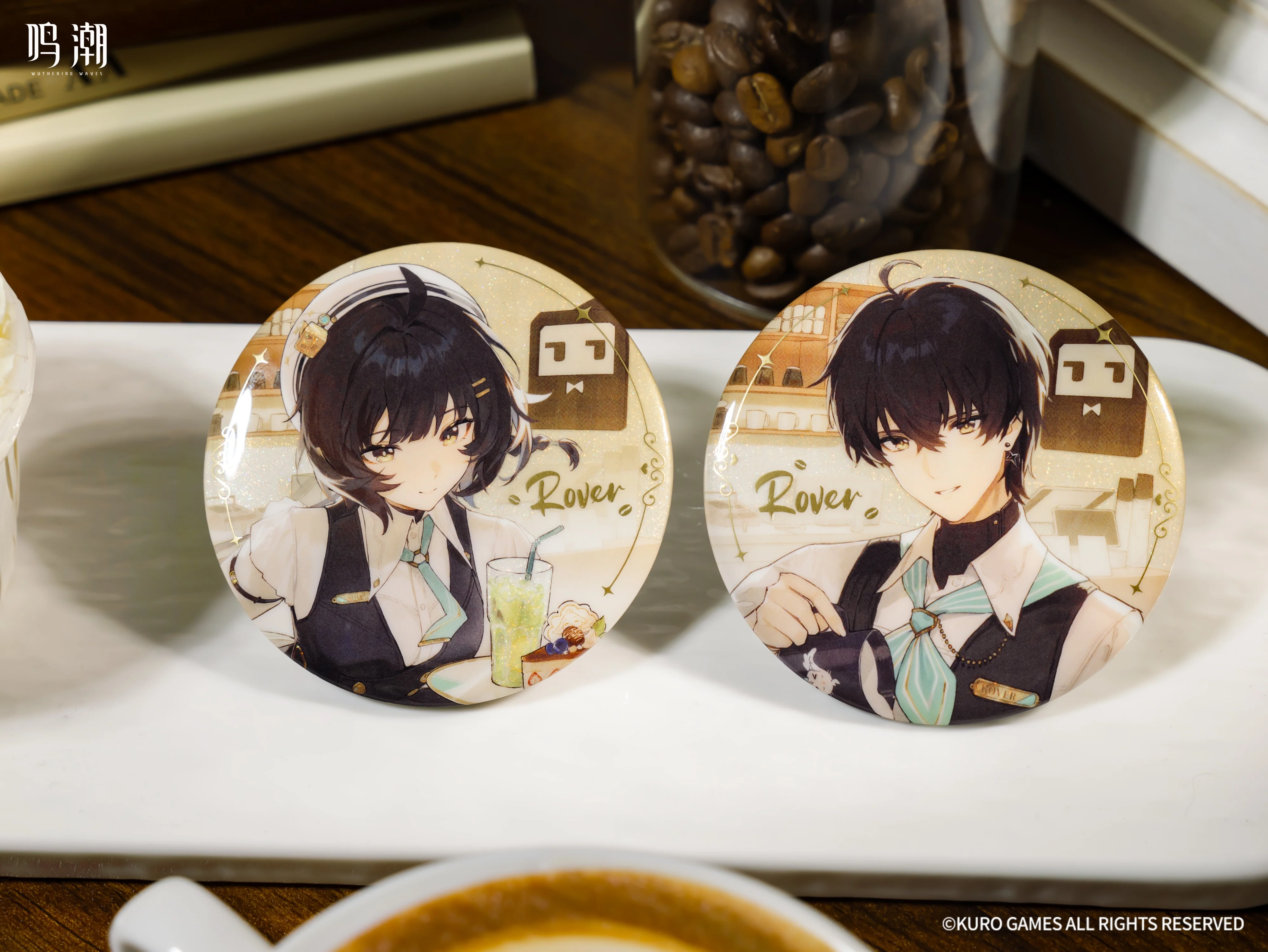 [Pre-order] Wuthering Waves - When the Skies Align Themed Reflective Tin Badge KURO GAMES - Image 3