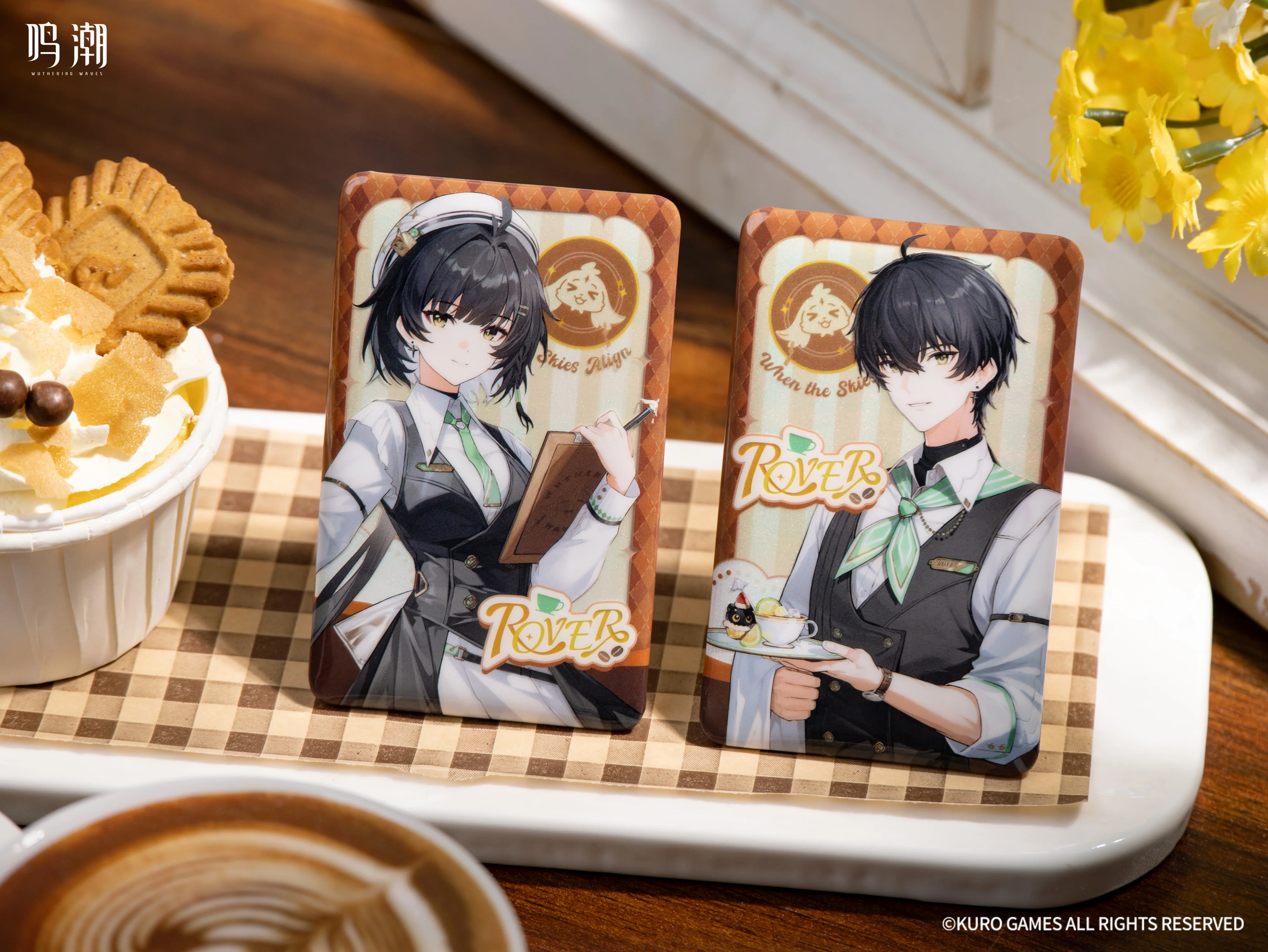[Pre-order] Wuthering Waves - When the Skies Align Themed Square Tin Badge KURO GAMES - Image 2