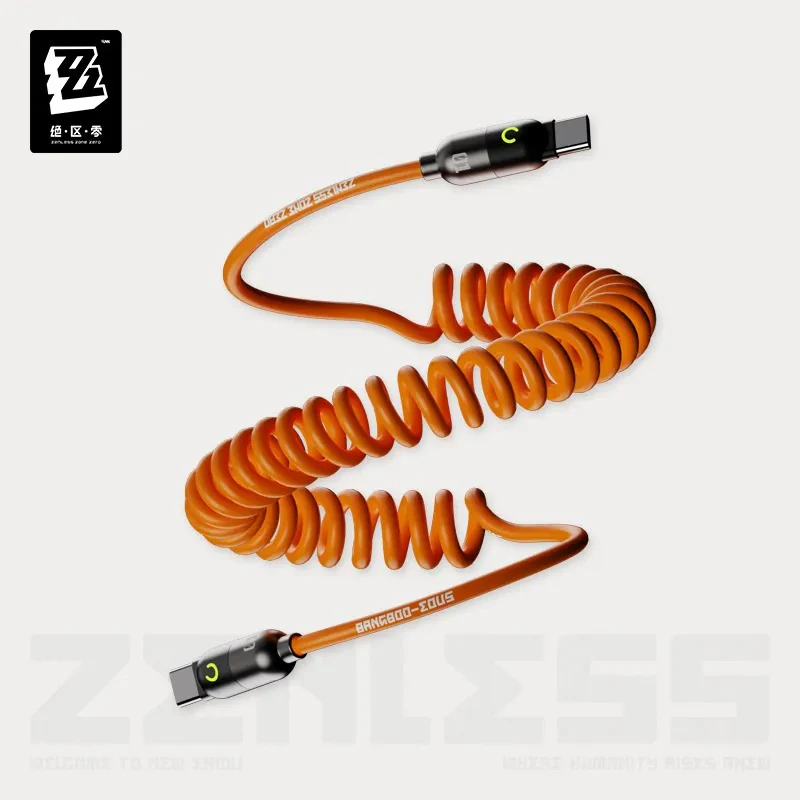 Zenless Zone Zero - Coiled Fast Charging Data Cable miHoYo - Image 4