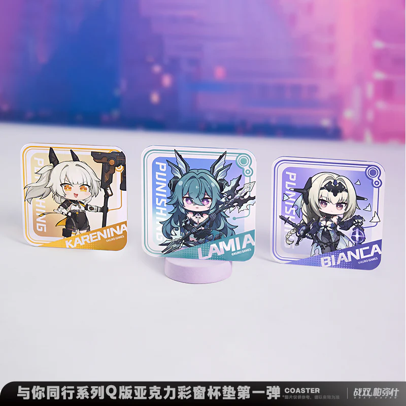 Punishing: Gray Raven - Companion Series Vol.1 Chibi Acrylic Coaster KURO GAMES - Image 2