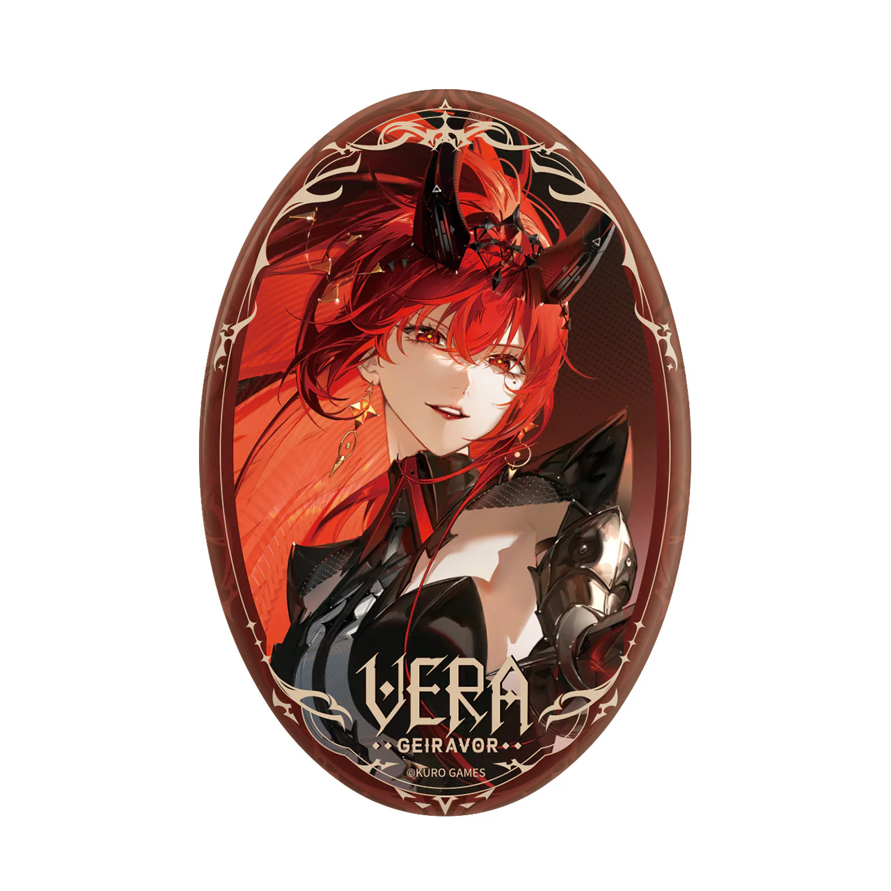 Punishing: Gray Raven - Frame Series Oval Tinplate Badge KURO GAMES - Image 7