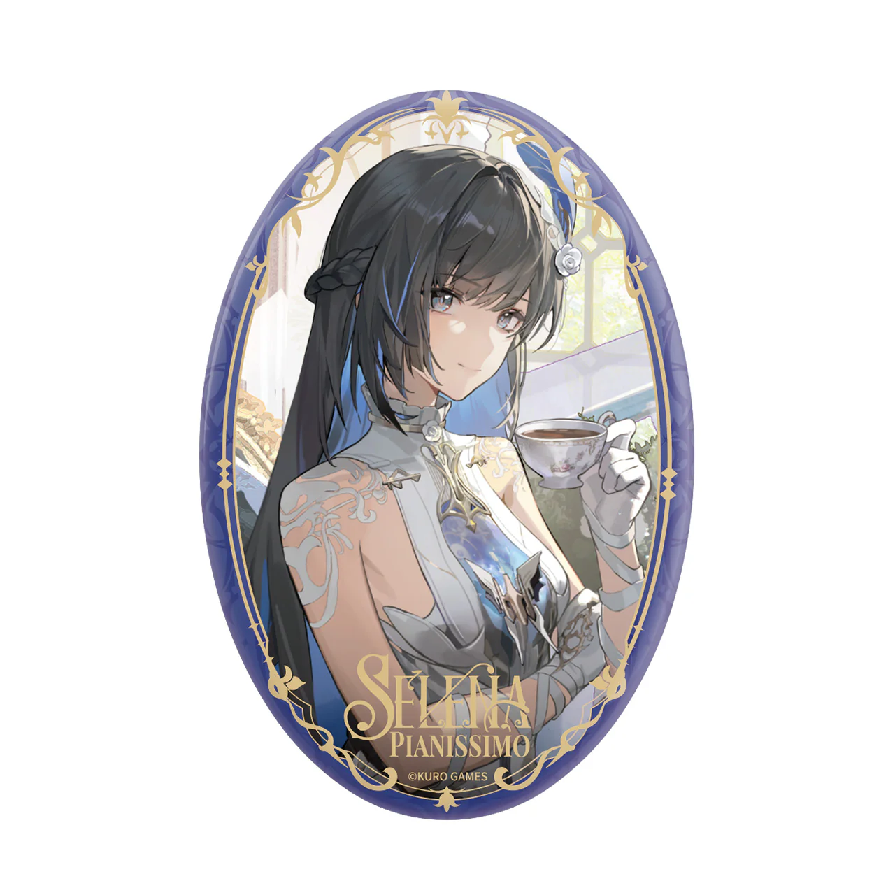 Punishing: Gray Raven - Frame Series Oval Tinplate Badge KURO GAMES - Image 8