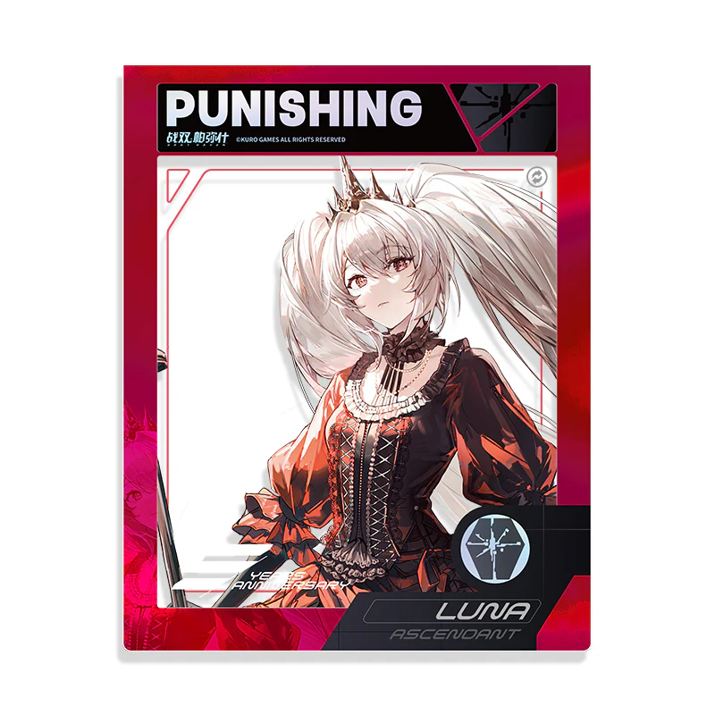 Punishing: Gray Raven - Moonlit Nightfall Theme 5th Anniversary Celebration Art Paper Frame Card KURO GAMES - Image 3