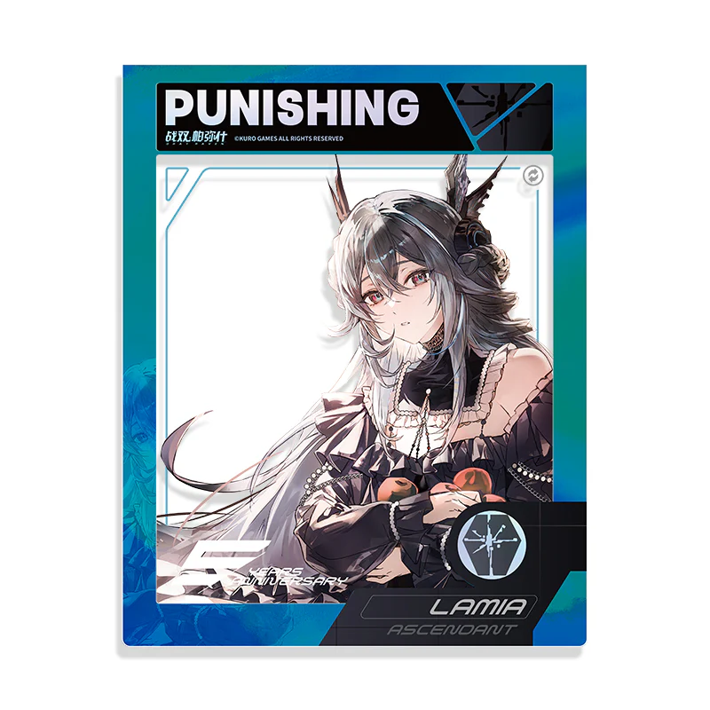 Punishing: Gray Raven - Moonlit Nightfall Theme 5th Anniversary Celebration Art Paper Frame Card KURO GAMES - Image 4