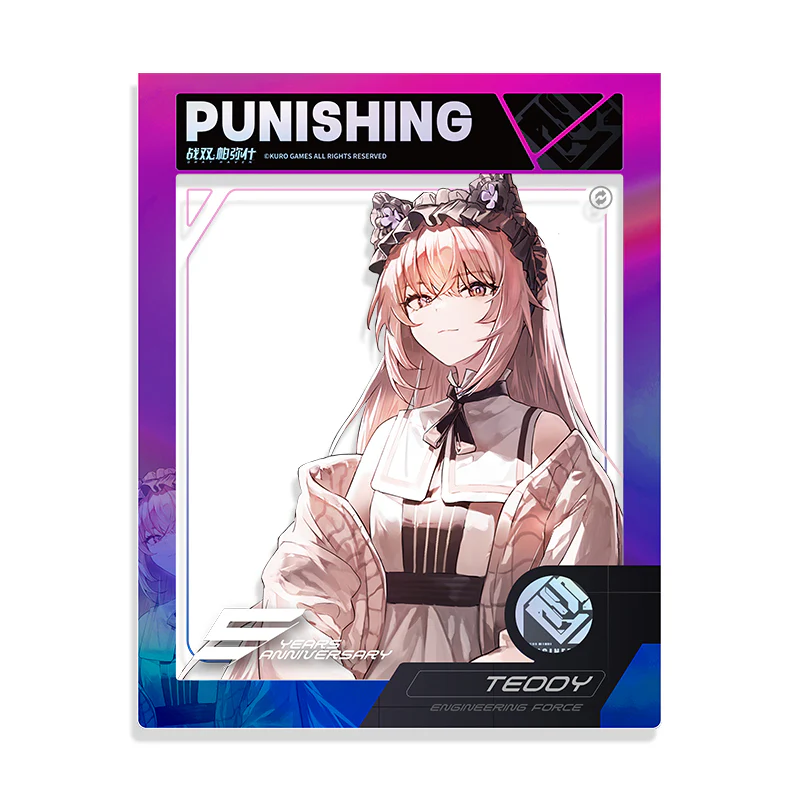 Punishing: Gray Raven - Moonlit Nightfall Theme 5th Anniversary Celebration Art Paper Frame Card KURO GAMES - Image 7