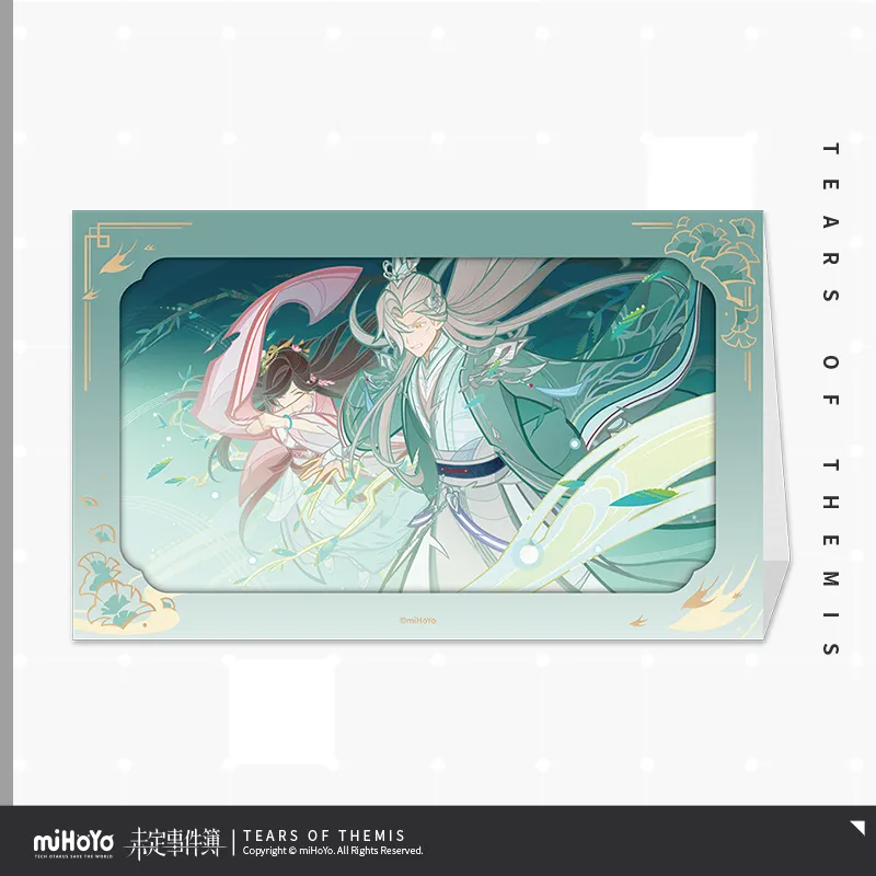 Tears of Themis - Red Dust Together For Long Life Series Display Transparent Card miHoYo - Image 3