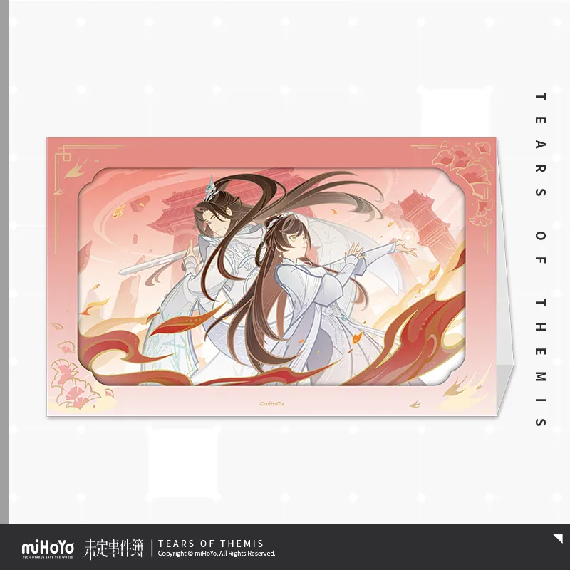 Tears of Themis - Red Dust Together For Long Life Series Display Transparent Card miHoYo - Image 4